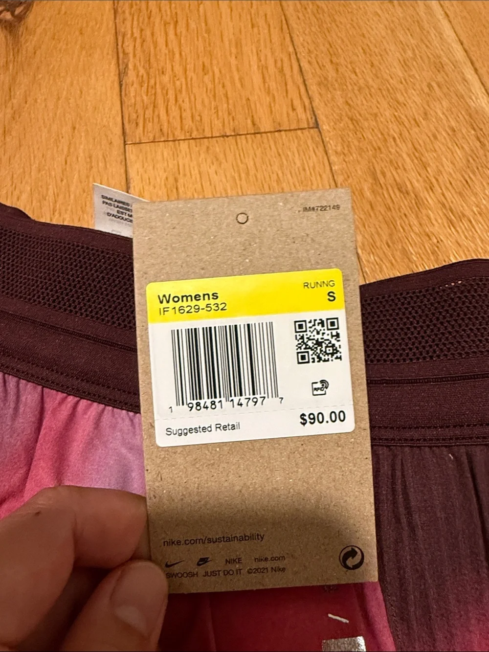 🏃‍♀️Nwt Nike Aeroswift Faith Kipyegon pleated running shorts size Small